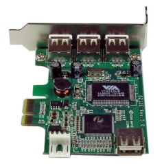 "Enhance Your Connectivity with StarTechcom 4 Port LP PCIe USB Card - PEXUSB4DP | High Performance & Reliable Expansion"